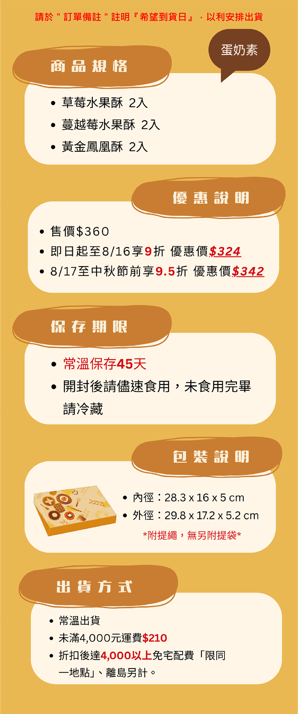 伊甸中秋節幸福禮盒內容物與特色詳細介紹